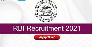 RBI Recruitment 2022 – Pharmacist Vacancy