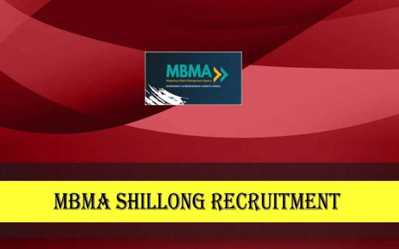 MBMA Shillong Recruitment 2022 – 12 Driver Vacancy, Offline Apply