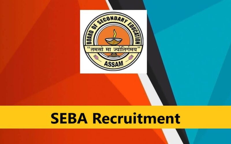 SEBA Recruitment 2022 – 3 Junior Administrative Assistant Vacancy