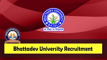 Bhattadev University Recruitment 2023 | 03 Assistant Professor Vacancy