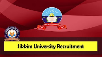 Sikkim University Recruitment 2023 – 18 Guest Faculty Vacancy