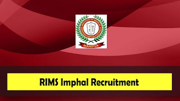 RIMS Manipur Recruitment 2023: 02 Tutor Vacancy, Offline Apply