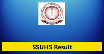 SSUHS CEE Result 2023 – Check B Pharm/ D Pharm Counselling Schedule