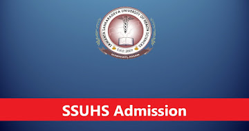 SSUHS BSc Nursing Admission 2025 – Submit Online Application